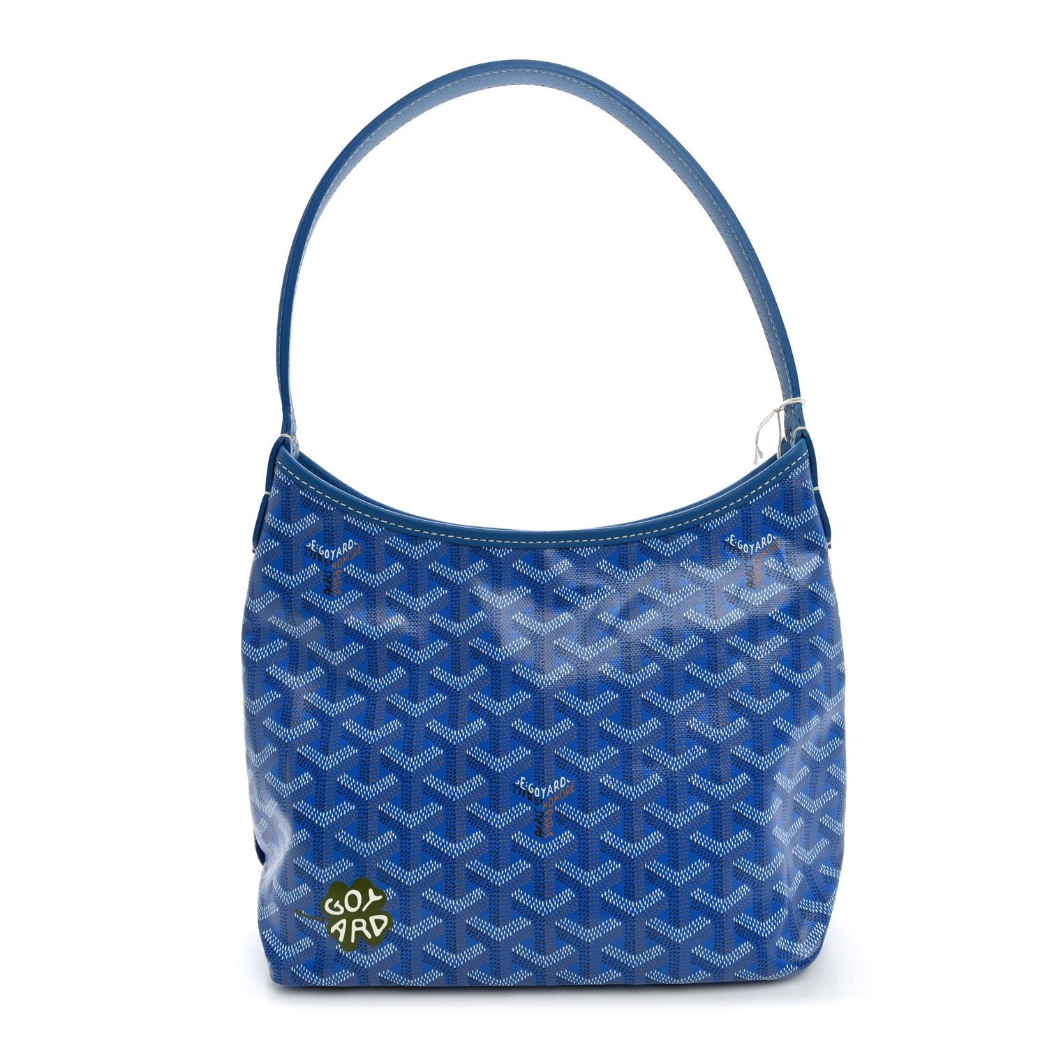 Goyard Goyardine Clover Mini Boheme Hobo Blue