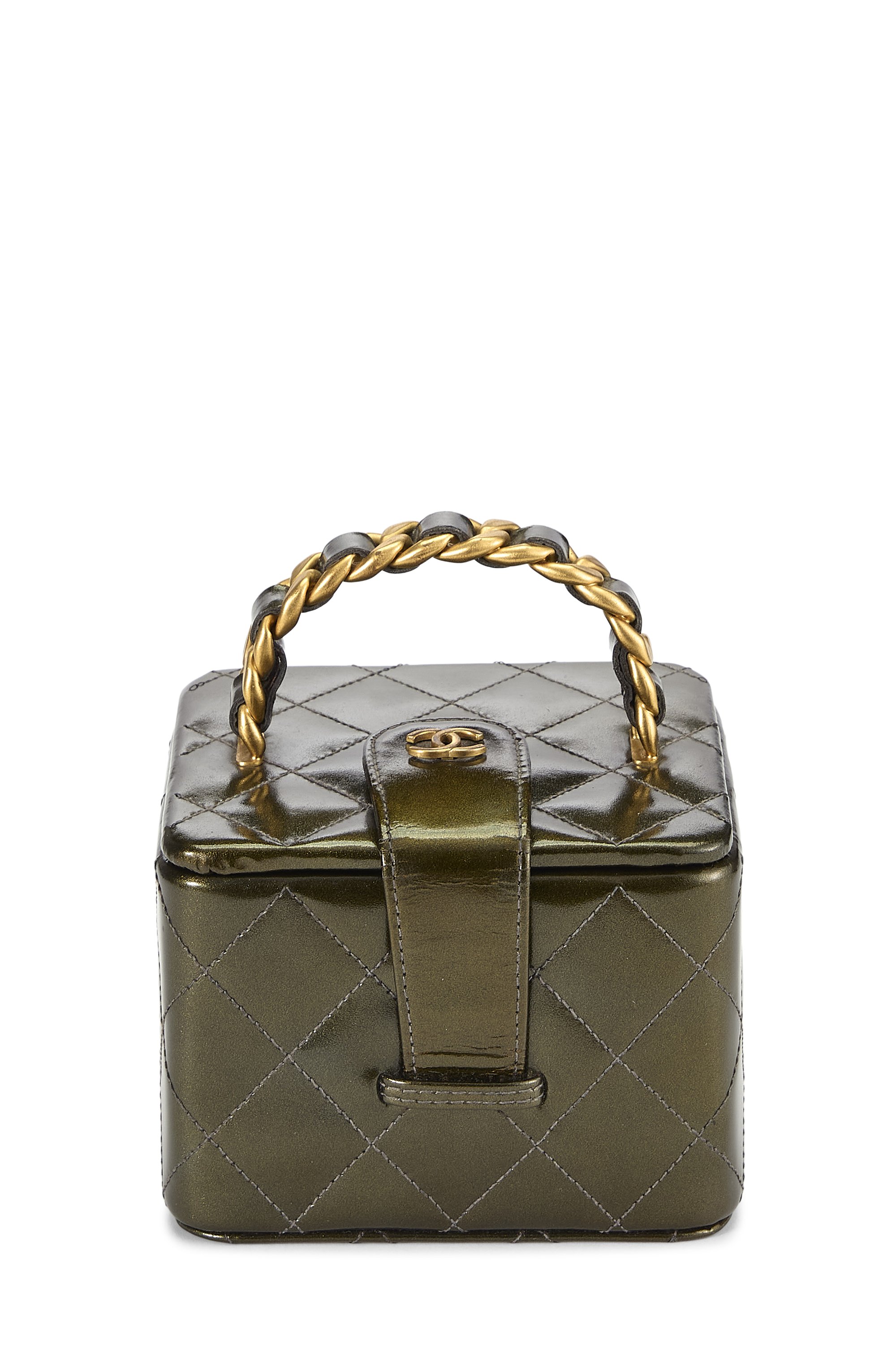 Green Patent Leather Vanity Mini