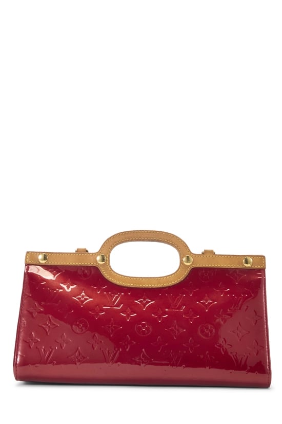 Red Monogram Vernis Roxbury