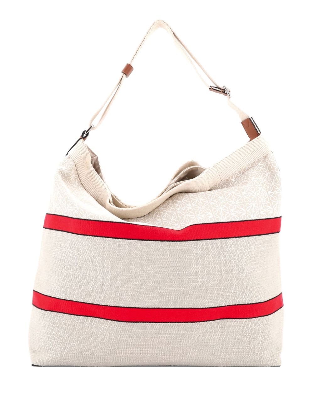 Open Crossbody Anagram Jacquard and Canvas tote bag