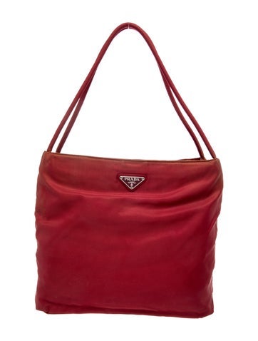 Tessuto Nylon Top Handle Bag Vintage