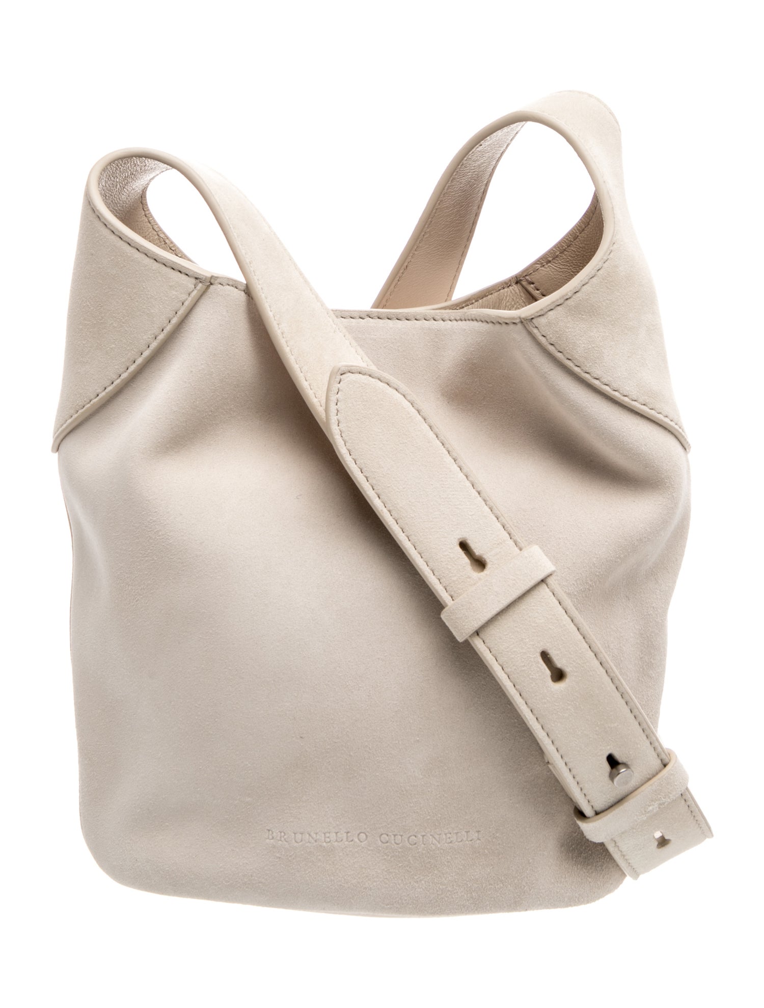 Brunello Cucinelli Suede Bucket Bag