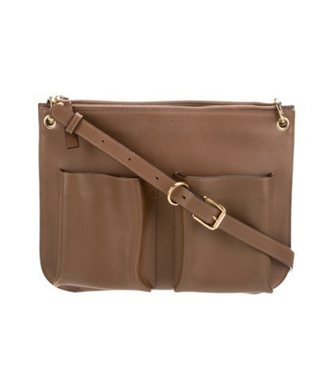 Marni Leather Messenger Bag