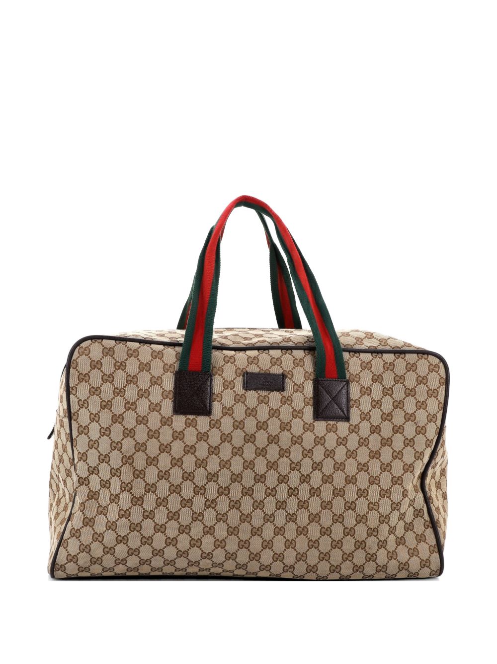 Web Carry On Duffle Bag GG Canvas Large travel bag