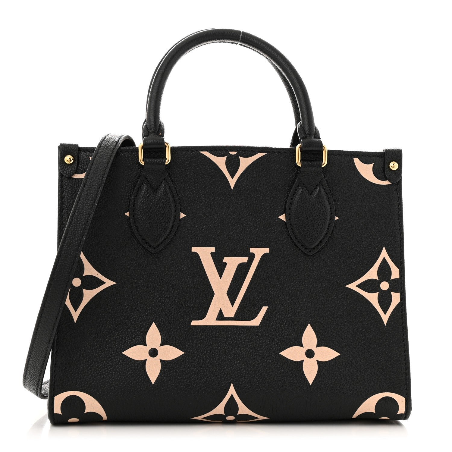 Louis Vuitton Empreinte Monogram Giant Onthego PM Black Beige