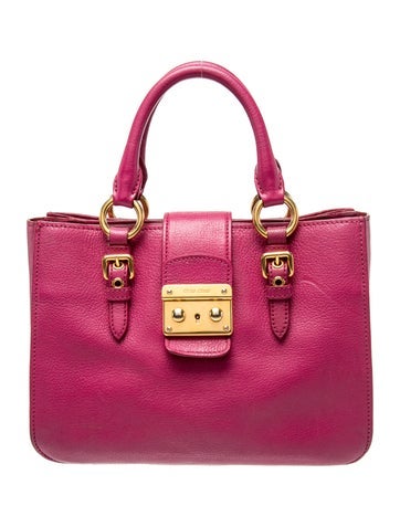 Leather Top Handle Bag