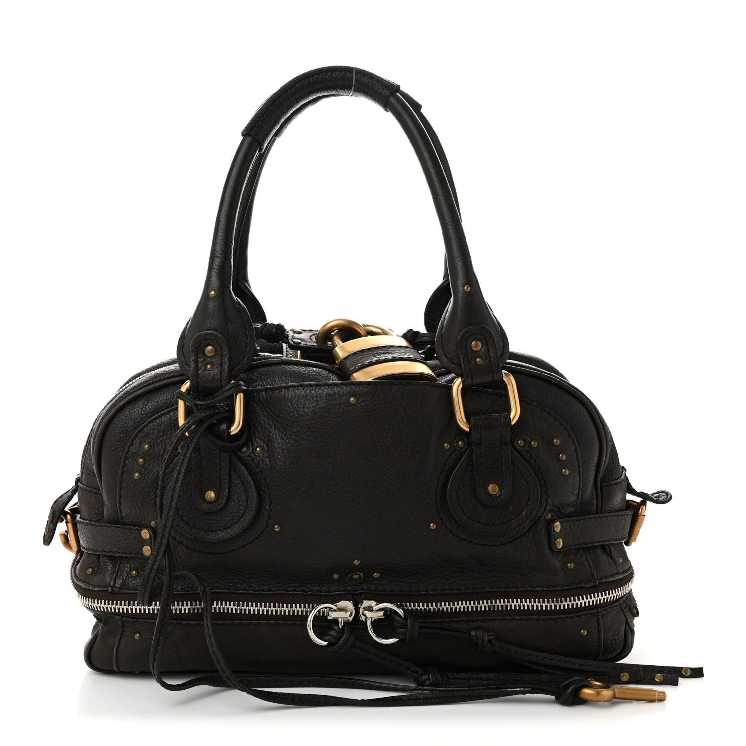 Chloe Calfskin Medium Paddington Satchel Chocolate