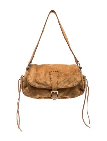 Scamosciato Suede Shoulder Bag