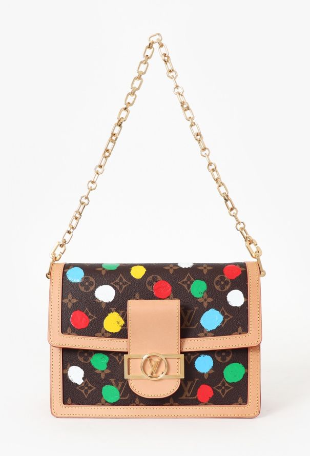 Louis Vuitton 2023 x Yayoi Kusama Dauphine MM Bag