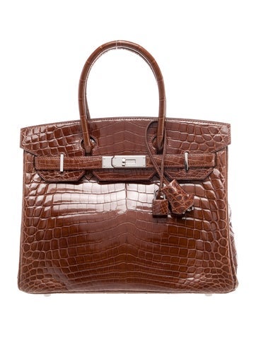 Hermes 2008 Shiny Niloticus Crocodile Birkin 30