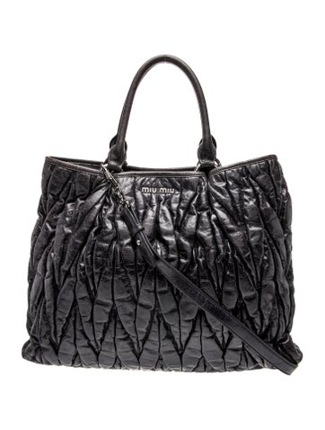 Miu Miu Leather Crossbody Bag