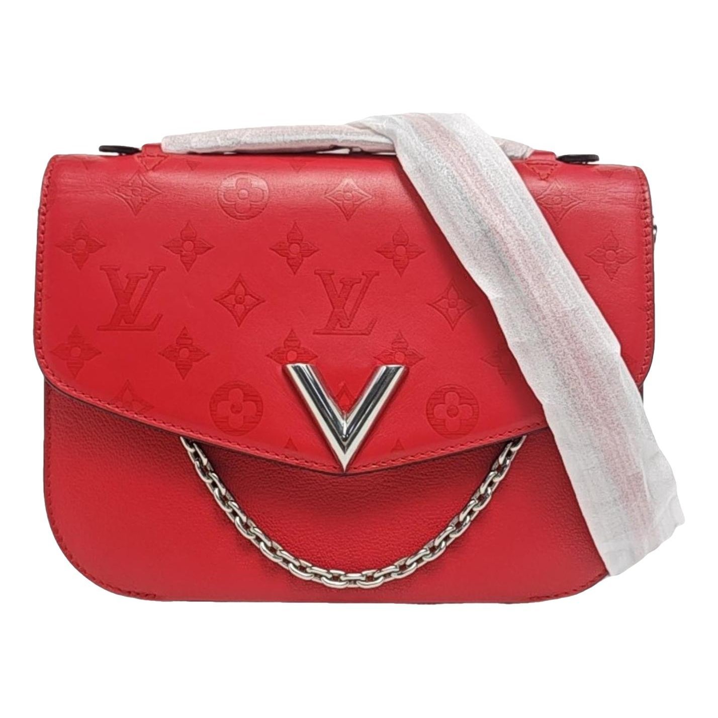One Handle very leather handbag