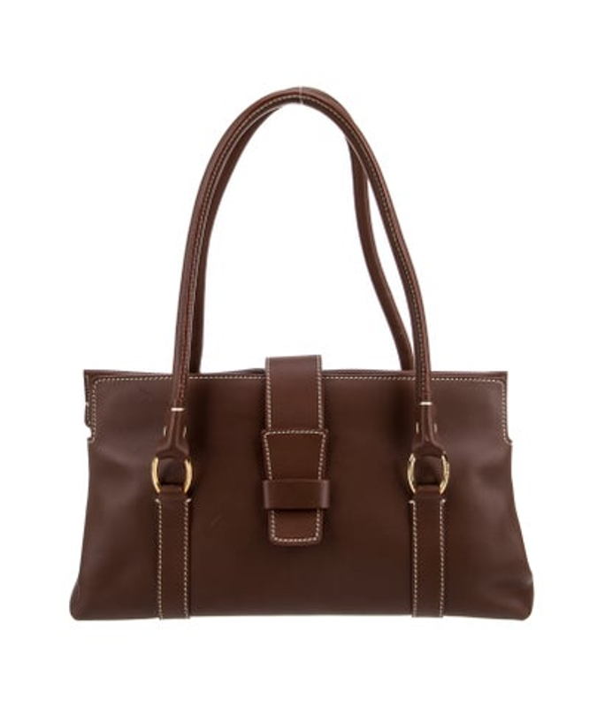 Loro Piana Piana Leather Shoulder Bag