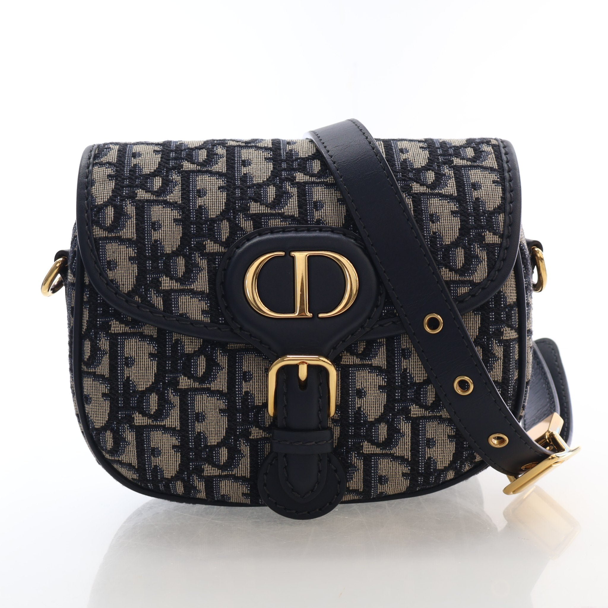 Christian Dior Small Canvas Oblique Bobby Flap Bag
