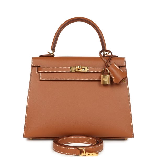 Hermes Hermes Kelly Sellier 25 Gold Madame Gold Hardware