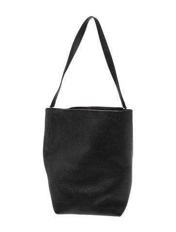 The Row Leather N/S Hook Medium