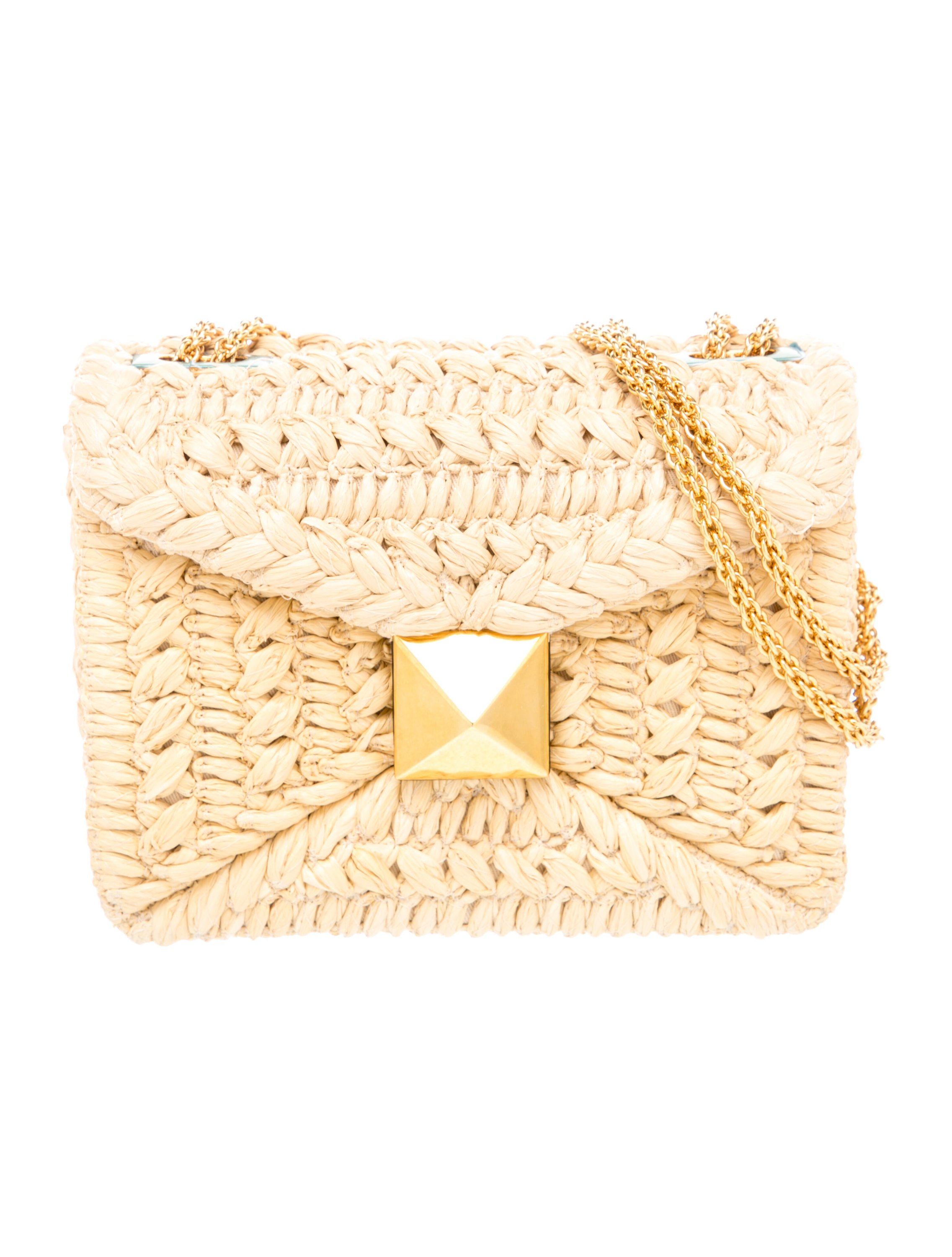 Rockstud Garavani One Stud Raffia