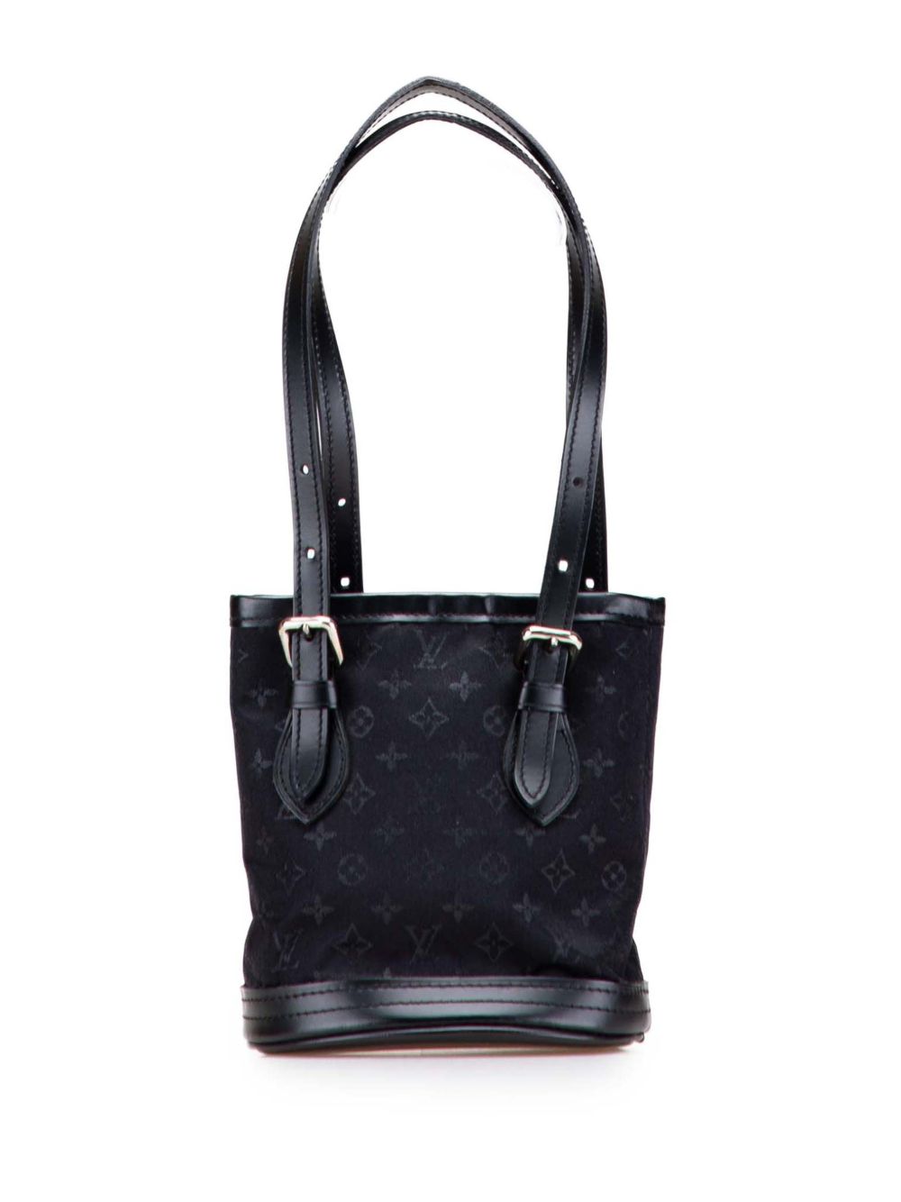 2001 Monogram Mini Satin bucket bag