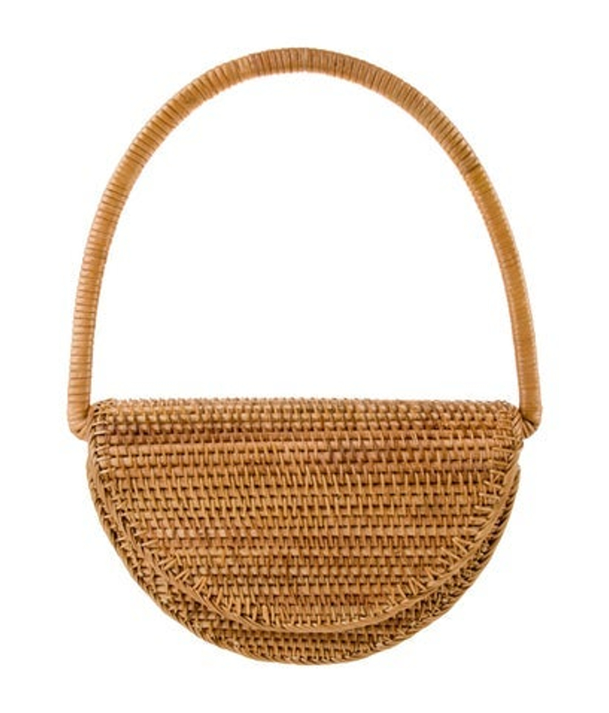 Cult Gaia Gaia Raffia Shoulder Bag