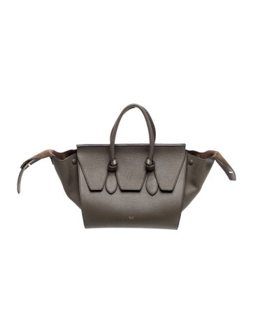 Leather Tie Tote Small