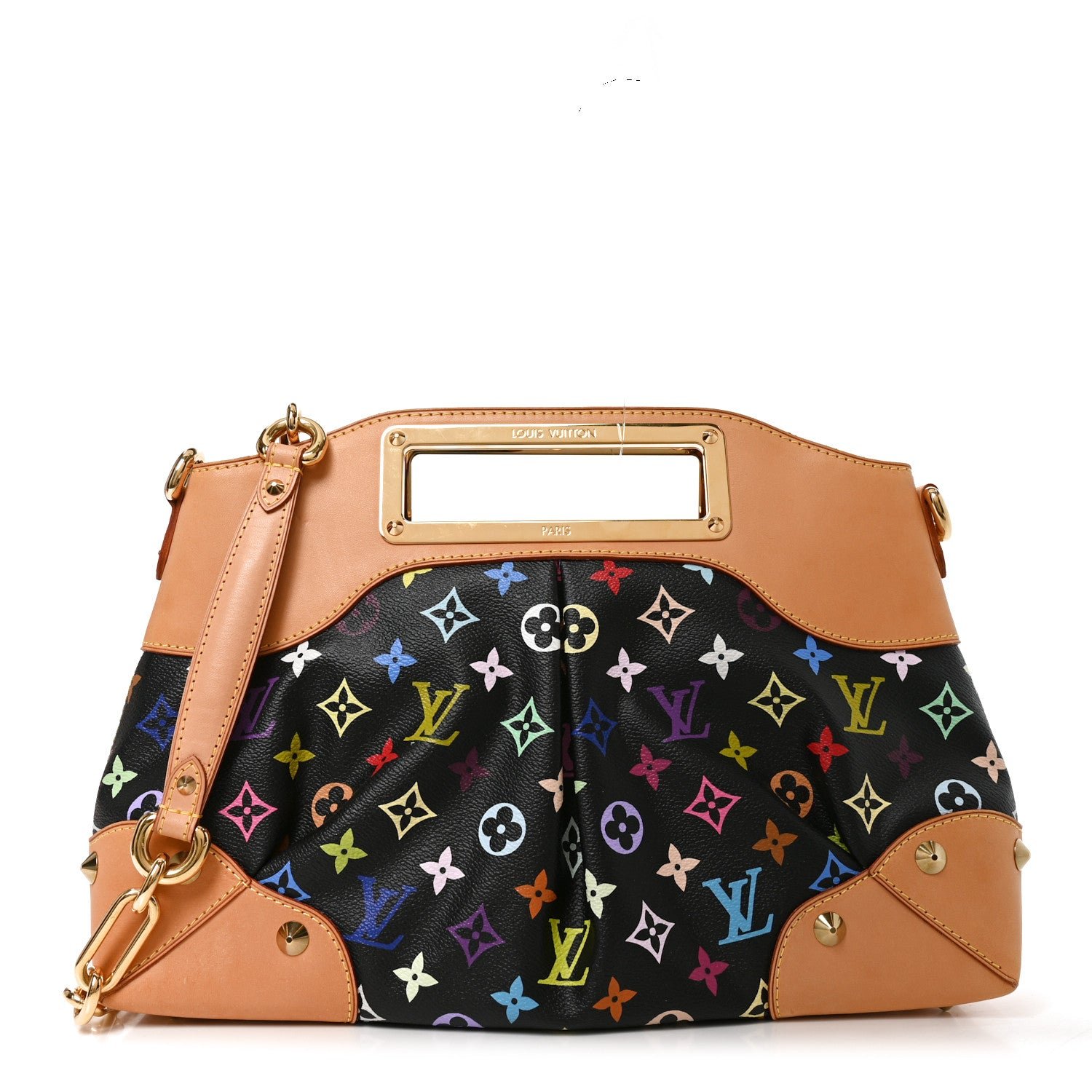 Louis Vuitton Monogram Multicolor Judy MM Black