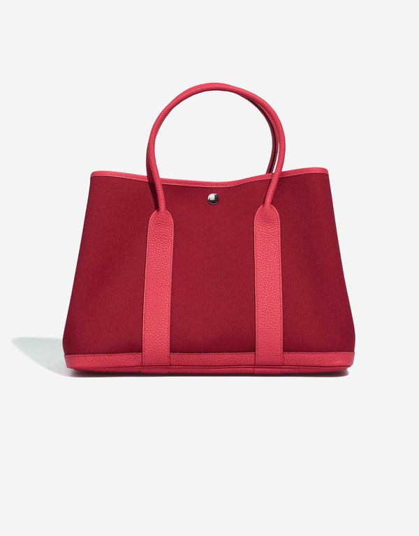Hermes 
		Garden Party 36 Veau Négonda Rouge Grenat / Bougainvillier