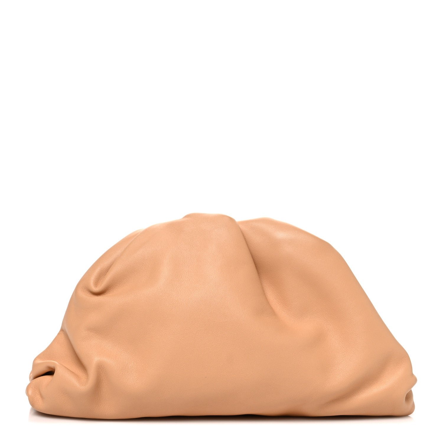 Bottega Veneta Calfskin Teen Pouch Almond
