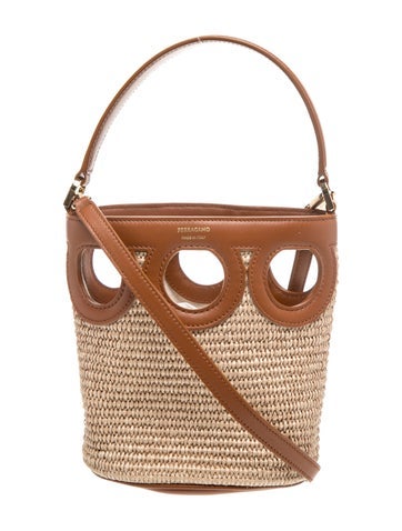 Raffia Bucket Bag