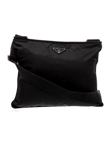 Enameled Metal Triangle Messenger Bag