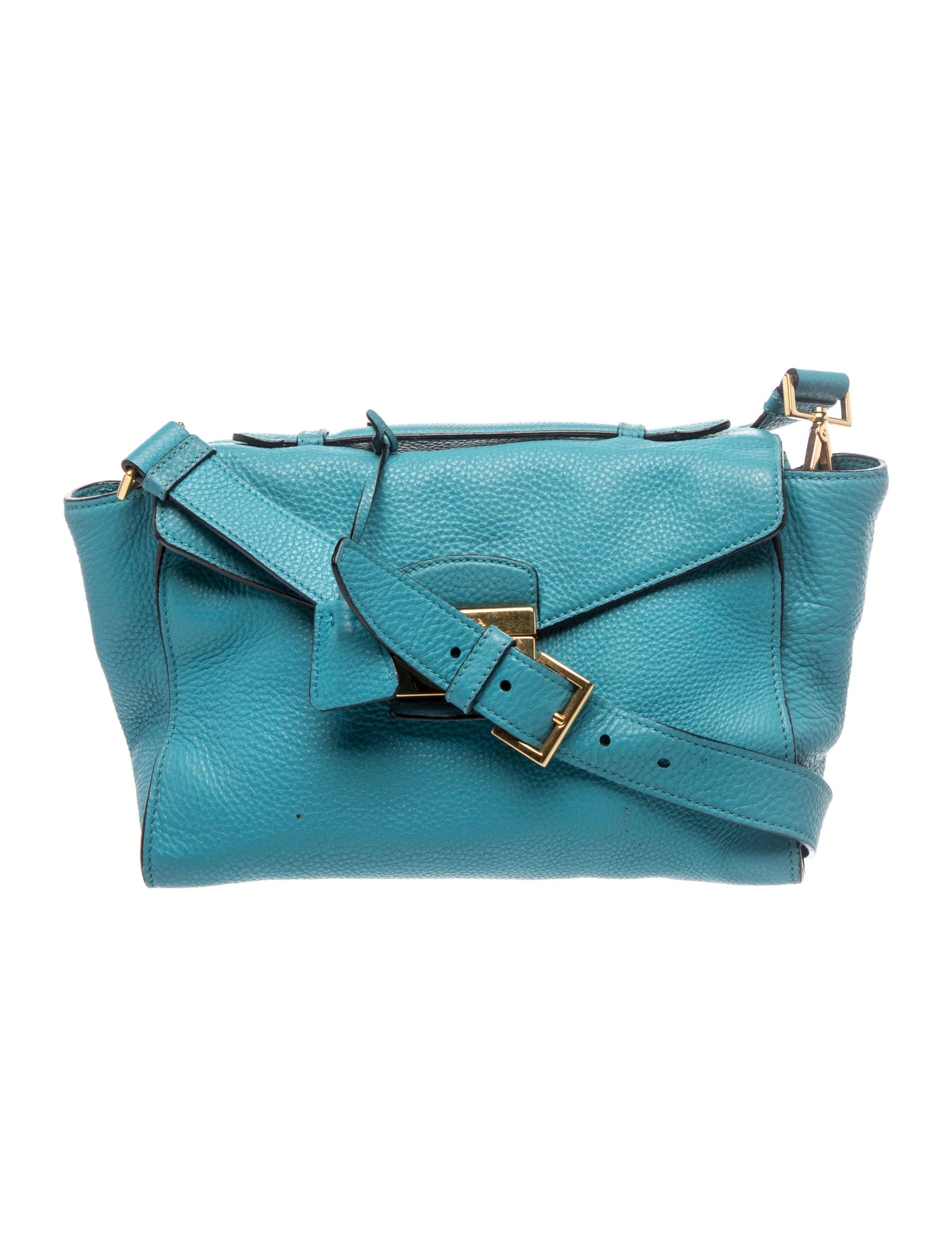 Vitello Daino Leather Top Handle Bag