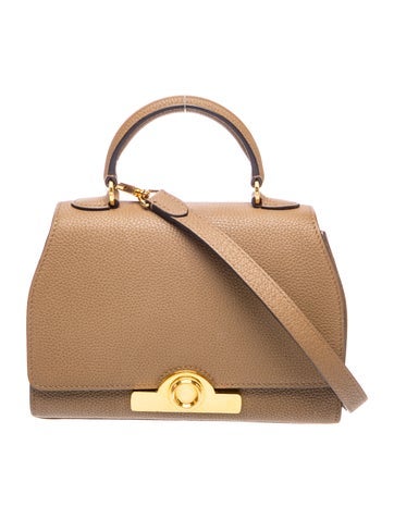 Leather Taurillon Blush Rejane BB
