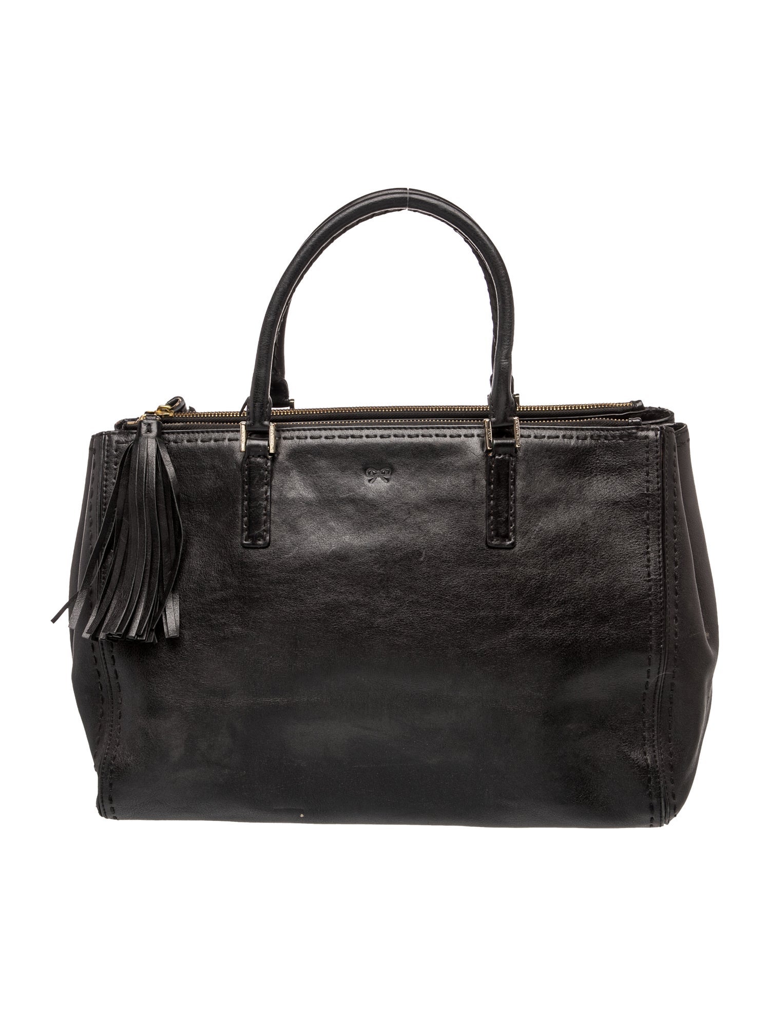 Leather Top Handle Bag