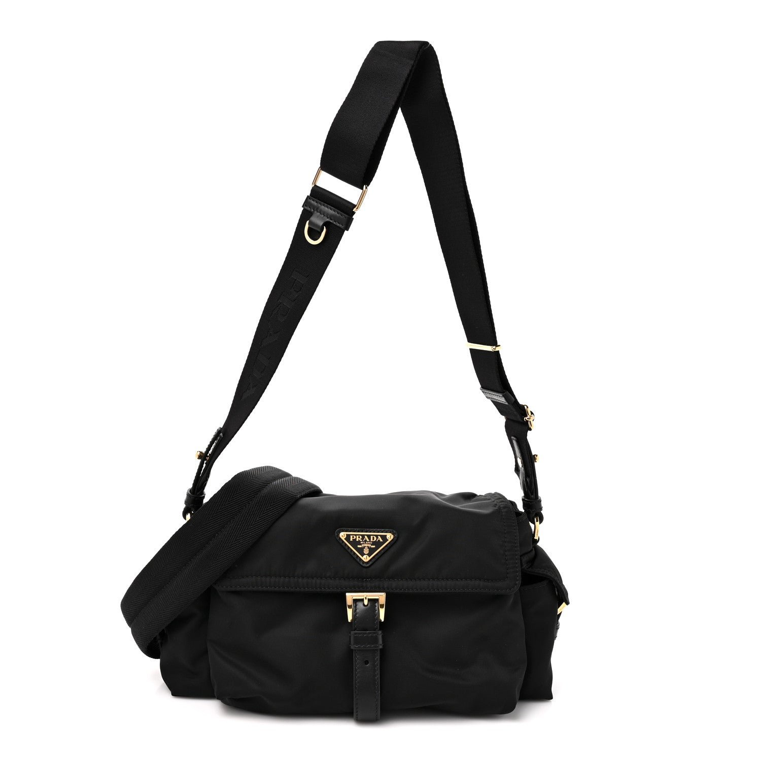 Prada Re-Nylon Medium Explore Shoulder Bag Black