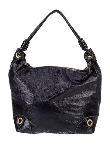 Stella McCartney Patent Leather Top Handle Bag