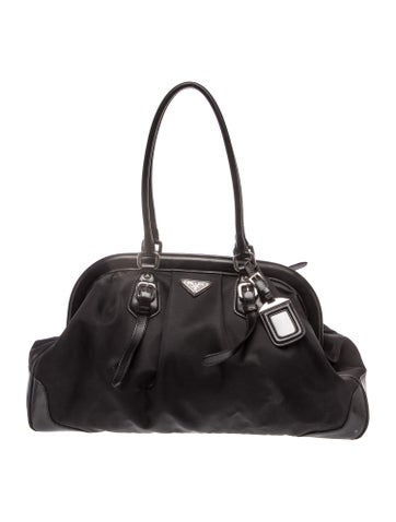 Tessuto Nylon Tessuto City Calf Shoulder Bag