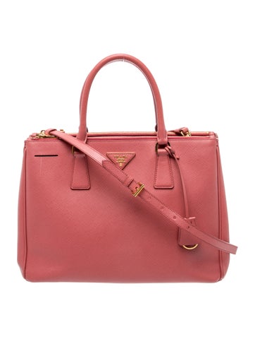 Saffiano Lux Leather Galleria Tote Large