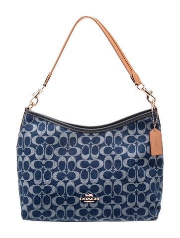 Denim Top Handle Bag