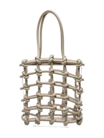 Cult Gaia PVC Top Handle Bag