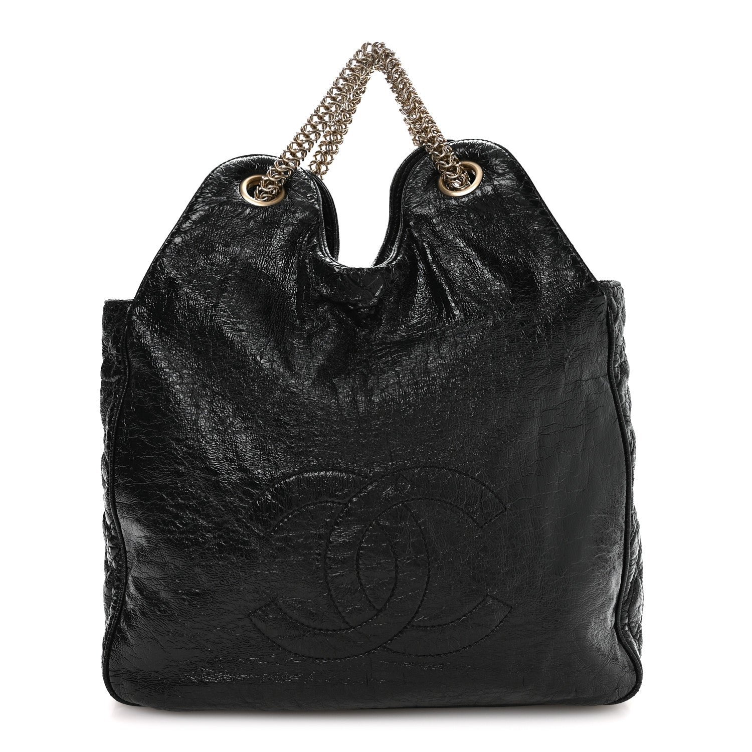 Chanel Vinyl Rodeo Bag Black