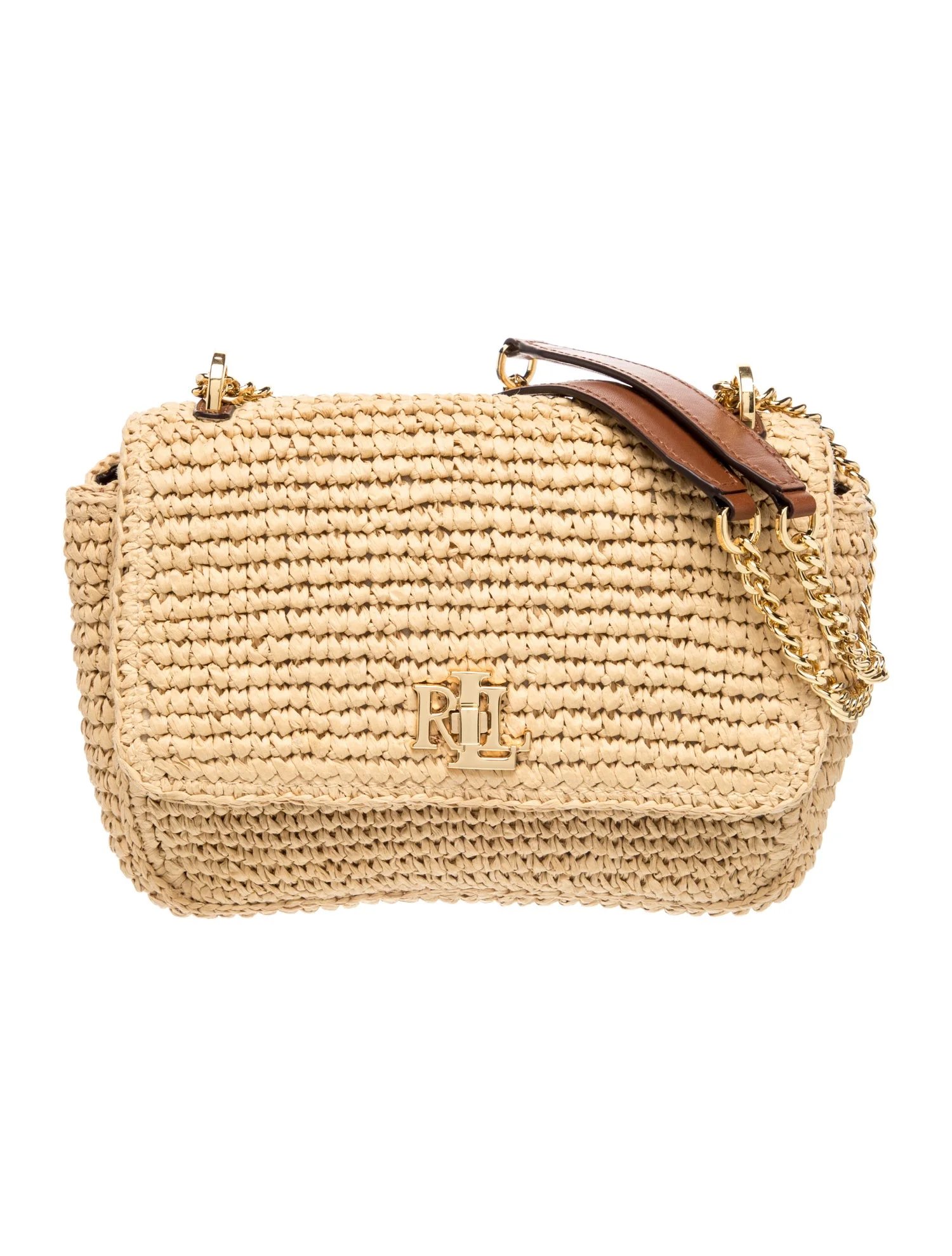 Raffia Crossbody Bag
