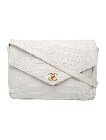 Vintage Crocodile Crossbody Bag