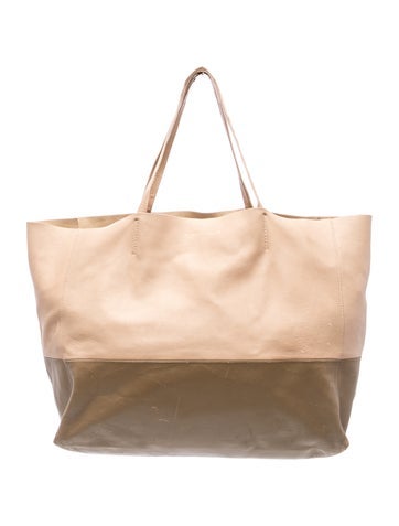 Leather Horizontal Cabas