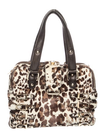 Ponyhair Top Handle Bag
