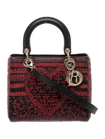 Dior Leather Lady Dior Medium