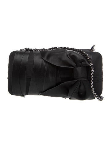 Satin Bow Clutch