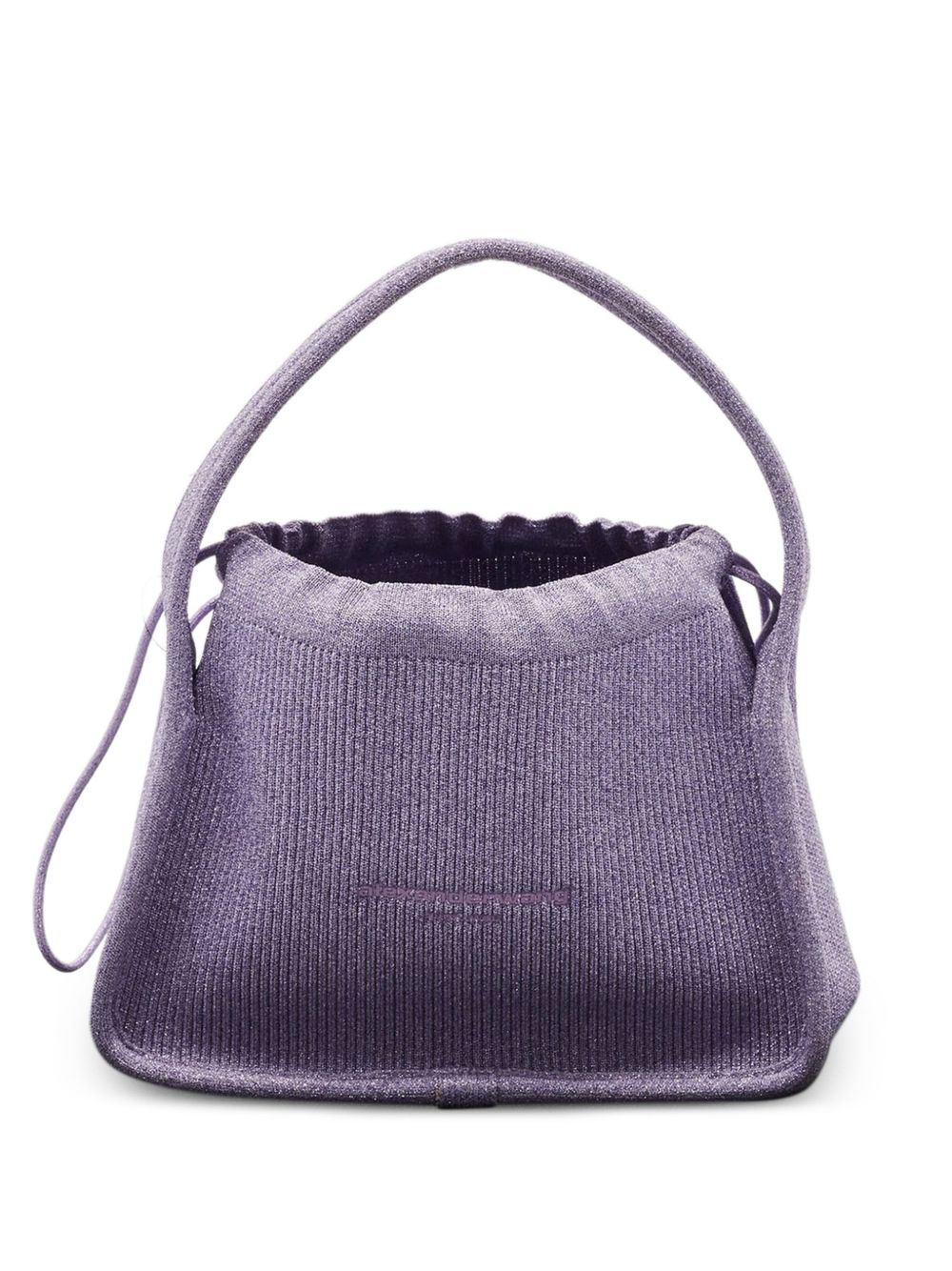 ribbed-knit bag