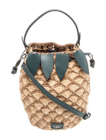 Raffia Bucket Bag