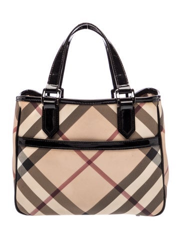 Nova Check Top Handle Bag