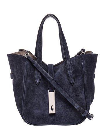 Suede Top Handle Bag