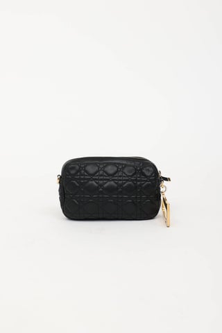 Leather Diorquake Clutch